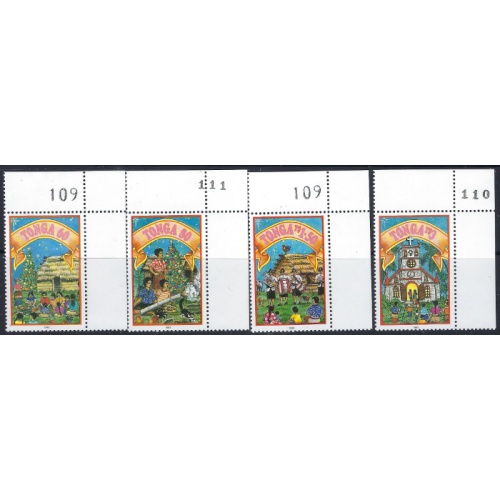 Tonga 855-58 MNH 1993 Christmas (ad1138)