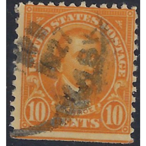 U.S. 562 Used 1923 issue; straight edge bottom (ad1143)