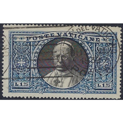 Vatican 29 Used 1933 issue; few short perfs (ad1145)