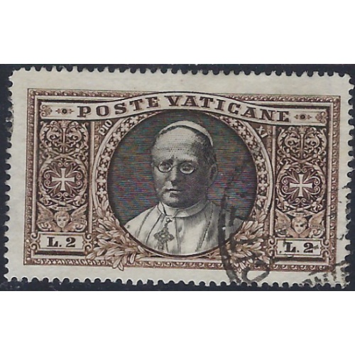 Vatican 30 Used 1933 issue (ad1146)