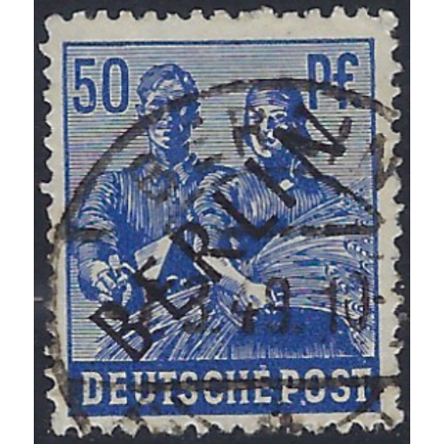 Germany Berlin 9N13 Used 1948 overprint (ad1175)