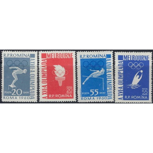 Romania 1448-51 MNH 1961 Olympics (ad1177)
