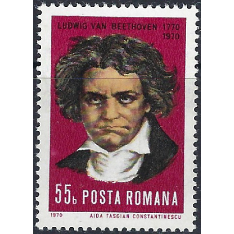 Romania 2215 MNH 1970 Beethoven (ad1180)