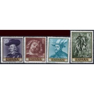 Spain 1111-14 MNH 1962 Rubens Paintings (ad1194)