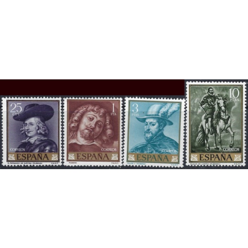 Spain 1111-14 MNH 1962 Rubens Paintings (ad1194)