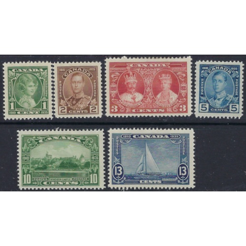 Canada 211-16 MHR 1935 set (ad1231)