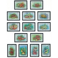 St Kitts 139-52 MNH 1984 Marine Life (ad1251)