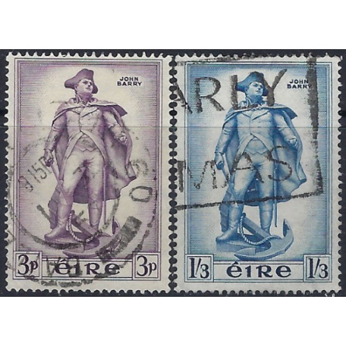 Ireland 155-56 Used 1956 set (ad1255)