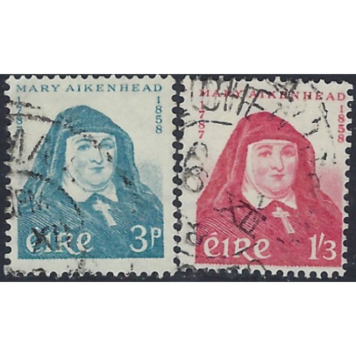 Ireland 167-68 Used 1958 set (ad1256)