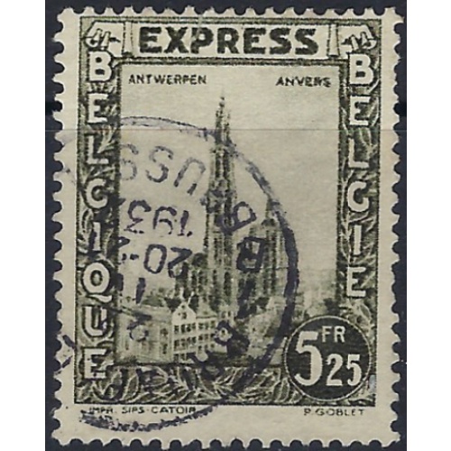 Belgium E4 Used 1929 issue (ad1267)