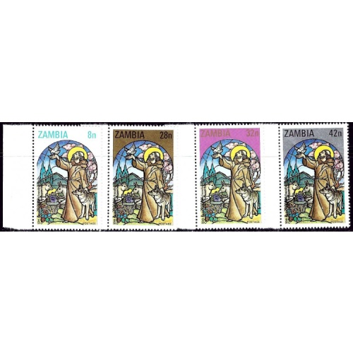 Zambia 229-31 MNH 1989 Christmas (ad1312)
