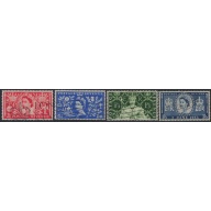 Great Britain 313-16 Used 1953 QEII Coronation (ad1327)