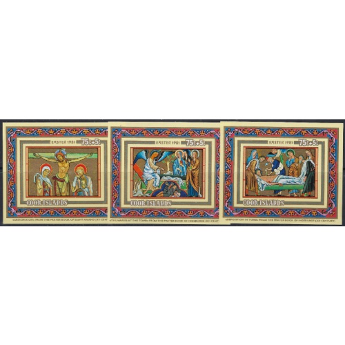 Cook Is B93-95 MNH 1981 Easter (ad1330)