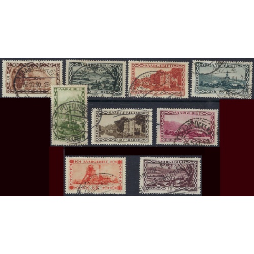 Saar 120-28 Used 1927 Partial set (ad1333)