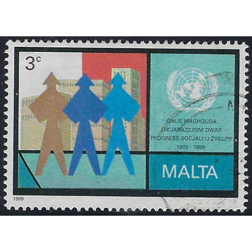 Malta 743 Used 1989 issue (ad1339)