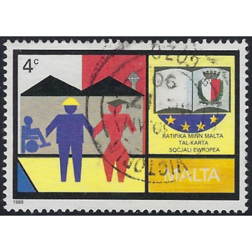 Malta 744 Used 1981 issue (ad1341)