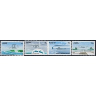 Nauru 191-94 MNH 1979 Powered Flight Anniversaru (ad1361)