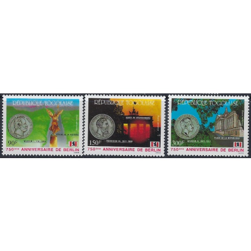 Togo C559-61 MNH 1987 set (ad1363)