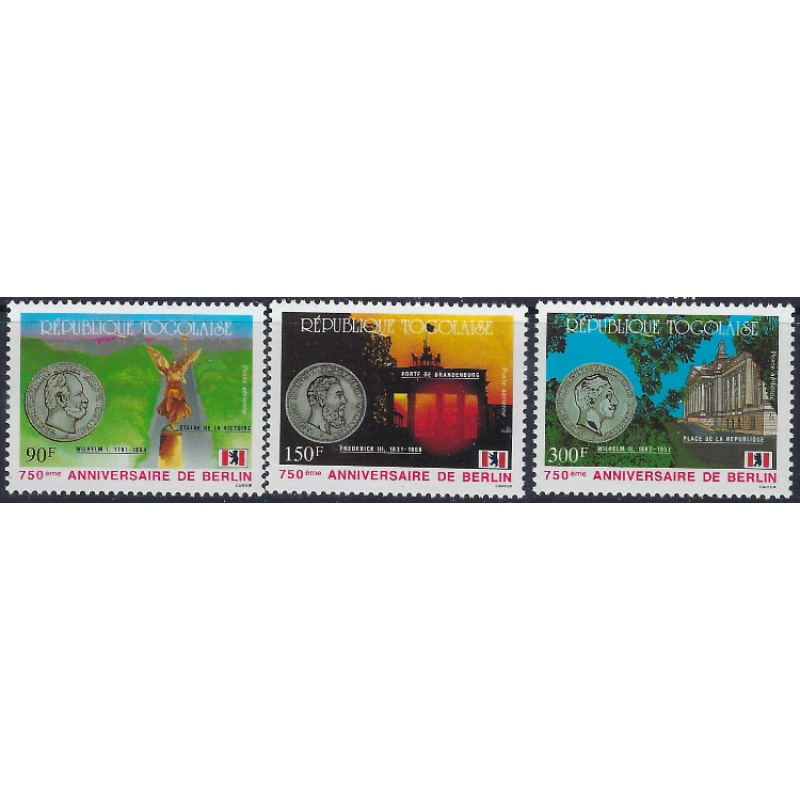 Togo C559-61 MNH 1987 set (ad1363)