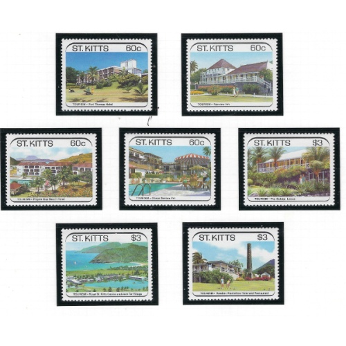 St Kitts 223-29 MNH 1988 Tourism (ad1373)