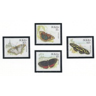 St Kitts 281-84 MNH 1990 Butterflies (ad1388)