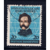 Germany 691 Used 1952 Carl Schurz (ad1397)