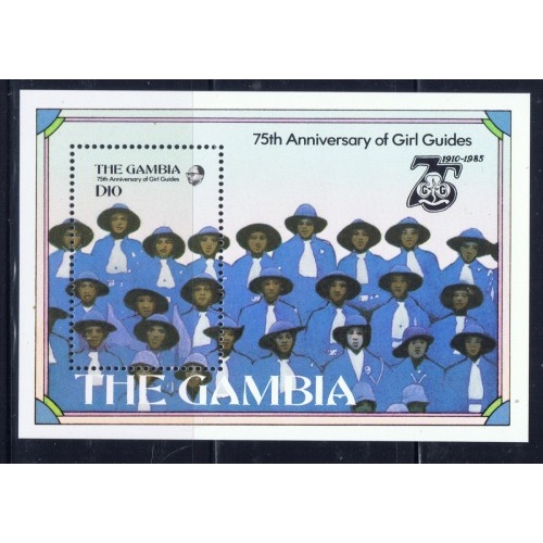 Gambia 593 MNH 1985 Girl Guides (ad1403)