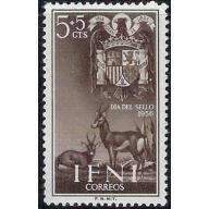 Ifni B27 MLH 1956 issue (ad1412)