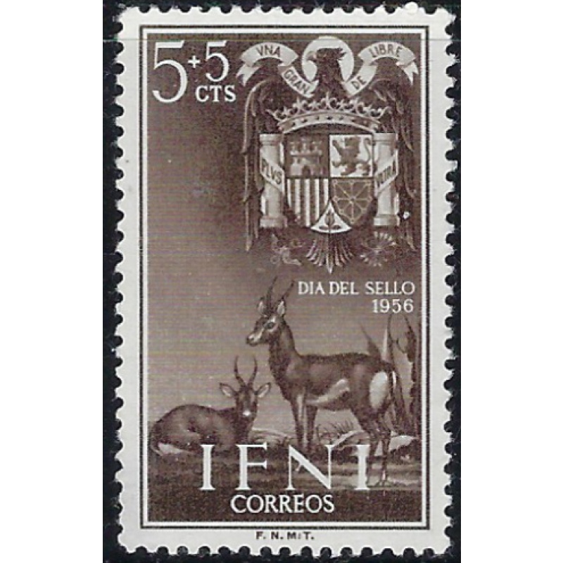 Ifni B27 MLH 1956 issue (ad1412)
