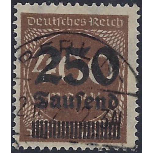 Germany 258 Used 1923 issue (ad1432)