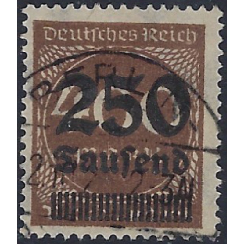 Germany 258 Used 1923 issue (ad1432)