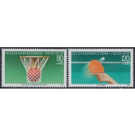Germany Berlin 9NB221-22 MNH 1985 Sports (ad1444)