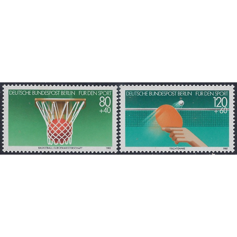 Germany Berlin 9NB221-22 MNH 1985 Sports (ad1444)