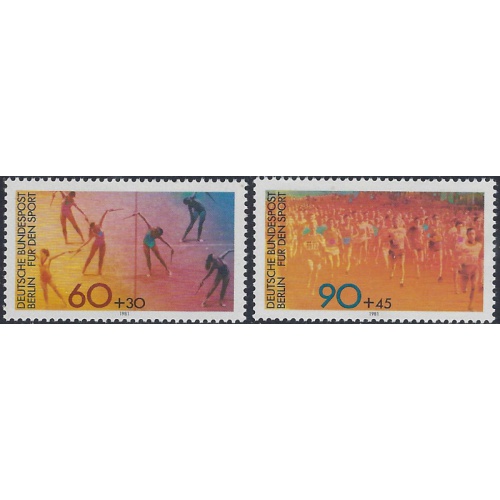 Germany Berlin 9NB180-81 MNH 1981 Sports (ad1447)