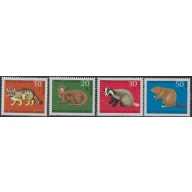 Germany Berlin 9NB53-56 MNH 1968 Animals (ad1450)