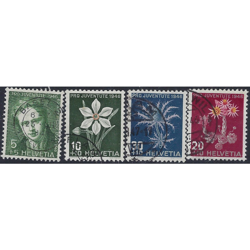 Switzerland B158-61 Used 1946 set (ad1464)