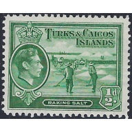 Turks and Caicos 79 MH 1938 issue (ad1465)