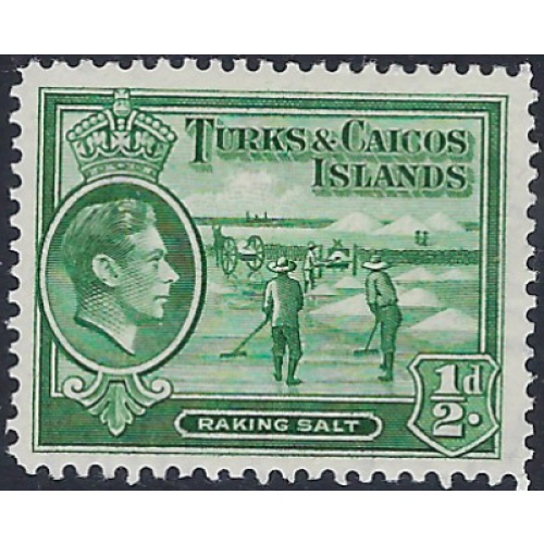 Turks and Caicos 79 MH 1938 issue (ad1465)
