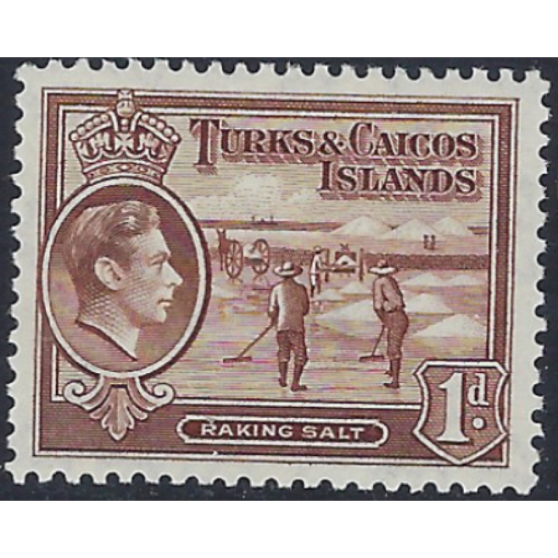 Turks and Caicos 80 MH 1938 issue (ad1467)
