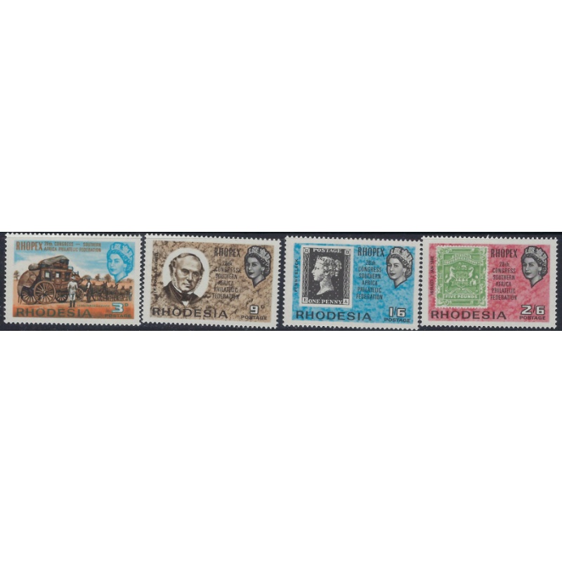 Rhodesia 237-40 MNH 1966 set (ad1471)