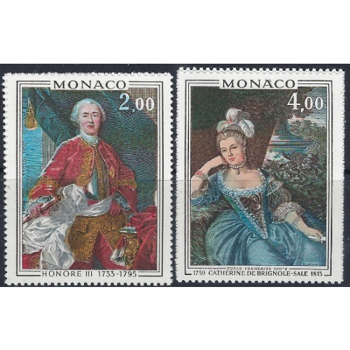 Monaco 991-92 MNH 1975 set (ad1478)