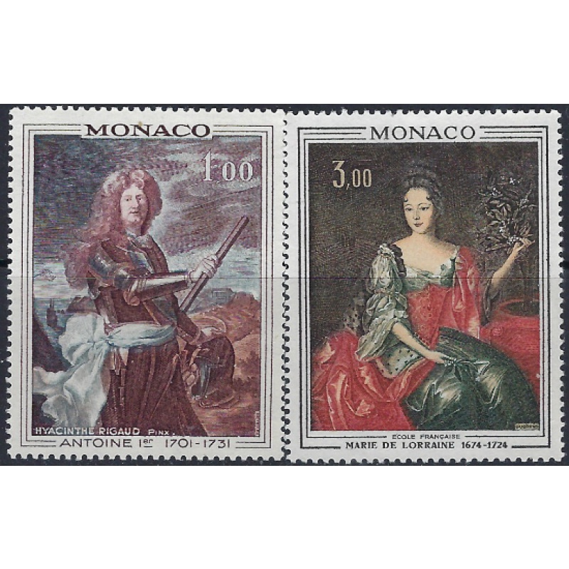 Monaco 813-14 MNH 1972 set (ad1491)