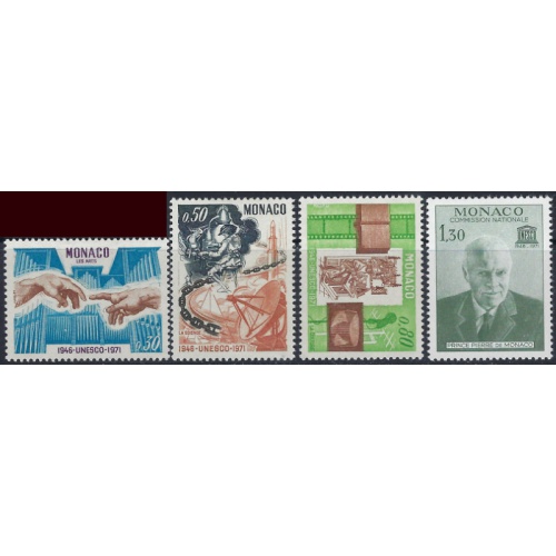 Monaco 806-09 MH 1971 set (ad1496)