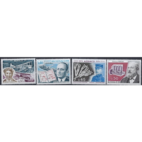 Monaco 906-09 MNH 1974 set (ad1508)