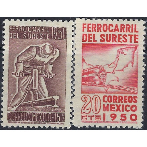 Mexico 870-71 MNH 1950 set (ad1510)