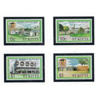 St Kitts 324-27 MNH 1991 University of the West Indies (ad1517)