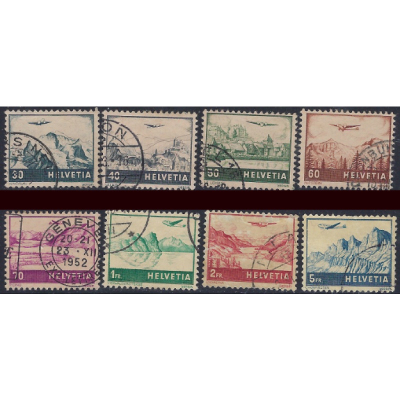 Switzerland C27-34 Used 1941 set (ad1527)