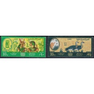 Egypt 719-720 MH 1957 issues (ad1529)