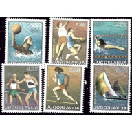 Yugoslavia 1093-98 MNH 1972 Sports (ad1536)