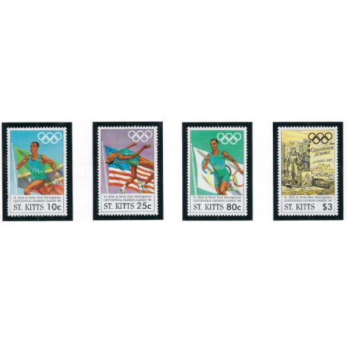St Kitts 409-12 MNH 1996 Olympics (ad1624)